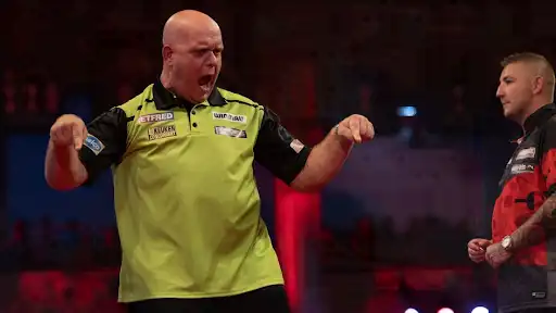 Will Van Gerwen roar in the Premier League Darts Birmingham