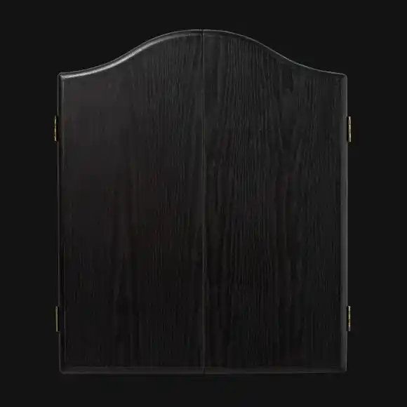 Plain Black Dartboard Cabinet